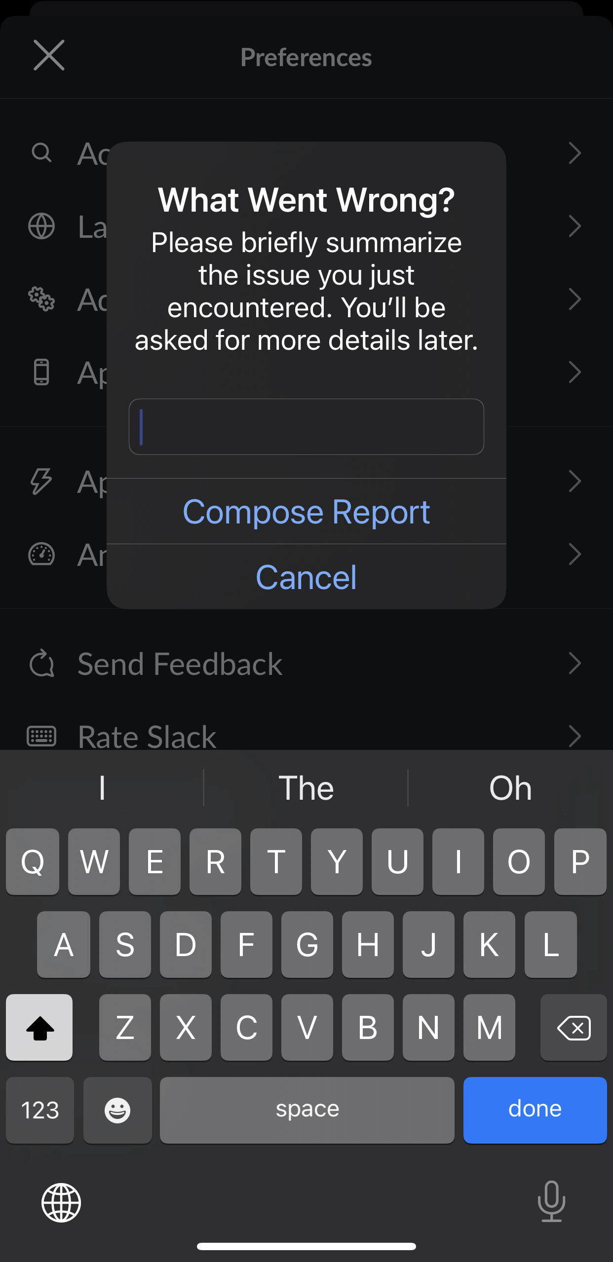 What Went Wrong? prompt